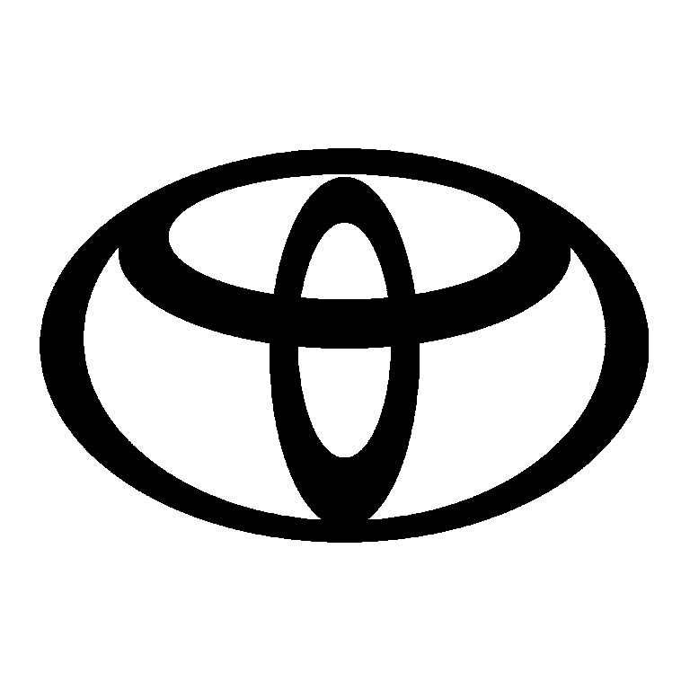 Home logo toyota blavk